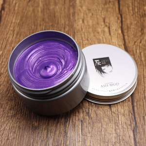 8 colors DIY hair wax styling pomade grandma grey temporary hair dye