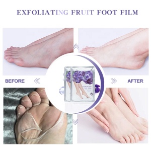 Amazon Hot Sale Foot Exfoliation Peeling Mask SPA Smoothing Moisturiser Collagen Vegan Sheet Feet Mask