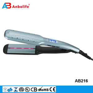 Anbolife 2018 new USB charging rechargeable mini hot selling flat iron fast straightening profession hair straightener/curler