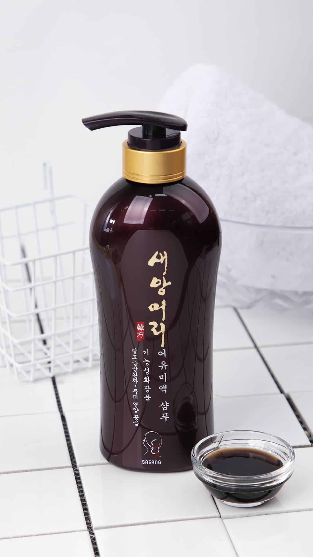 Anti hair loss root volume up scalp clean SAEANGMEORI Eoyumi Liquid Shampoo  500ml