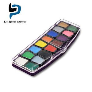 Art party Face & Body Paint Kit Professional Palette , Non-Toxic & Hypoallergenic ,Easy to Apply & Remove , Plastic Box