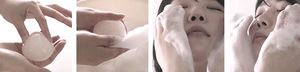 Asian skin whiting oem organic foaming facial cleanser
