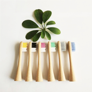 Bamboo Head Teeth Cleaning 4pcs Bamboo Electric Toothbrush Heads - Biodegradable