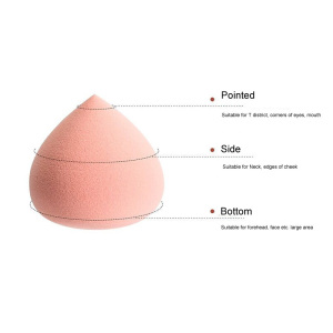 Beauty Real Soft Latex Free  Fruit Makeup Sponge Peach Cosmetic Blender Puff Wholesale Low Moq