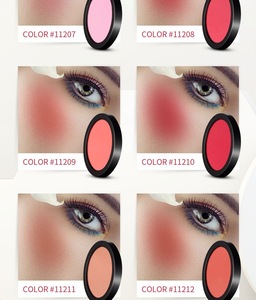 Cosmetics Natural blusher poweder makeup blush palette on private label