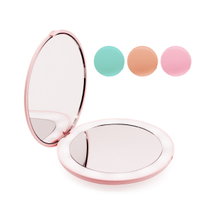 Crystal pocket mirror lighted makeup mirror compact pocket