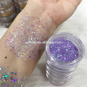 Custom logo Cosmetic Makeup Chunky Eyeshadow Stack Loose Glitter Powder