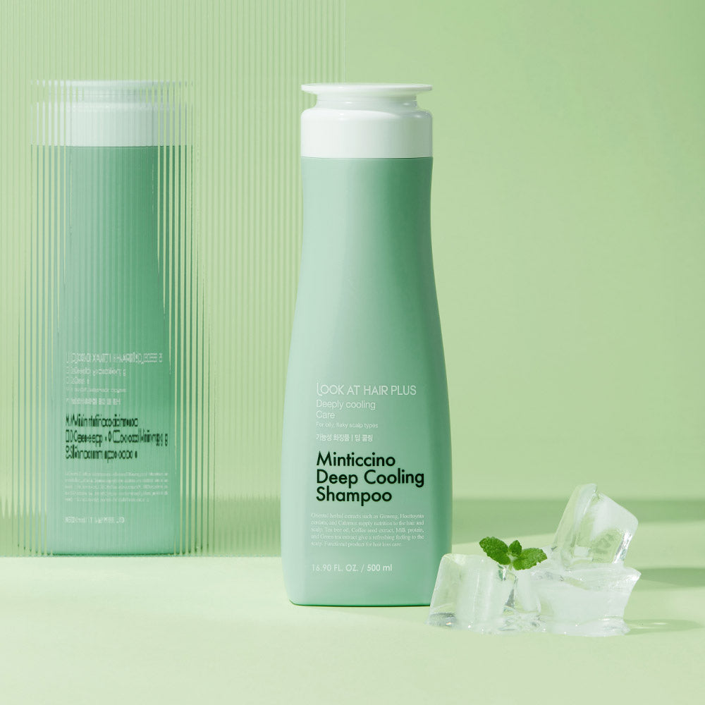 (DAENG GI MEO RI) Look At Hair Plus Minticcino Deep Cooling Shampoo 500ml