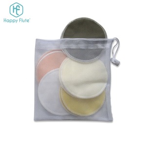 Happyflute bamboo reusable nursing pad washable breast pads