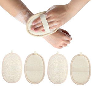 Hot Sale New Natural Loofah Luffa Bath Body Sponge Bathroom Shower Exfoliating Scrubbers Brush Body Spa Massager Towel