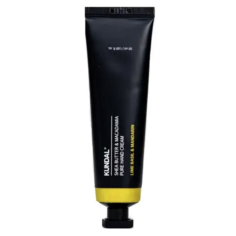 (KUNDAL) Shea Butter & Macadamia Pure Hand Cream [Lime Basil & Mandarin] 50ml