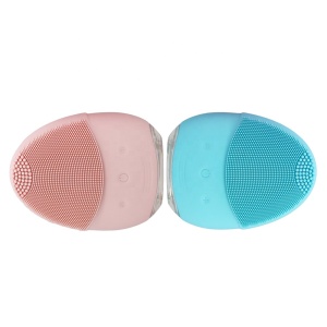 Multi-function private label  rechargeable silicone face washing brush electronic facial cleansing brush