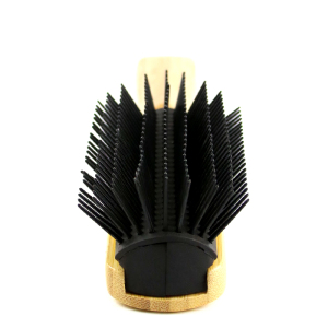 New Arrival Custom Logo Natural Bamboo Paddle Detachable Detanlging Denman Hair Brush