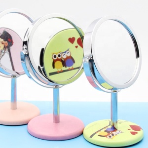 New arriver promotional gift 3 inch metal table mirror cosmetic mirror