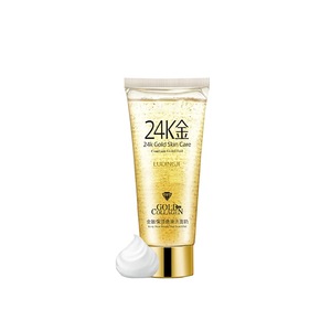ODM/OEM 24k gold facial cleanser deep facial cleanse moisturizing face cleanser