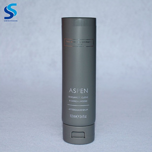 OEM 40mm diameter aftershave balm container customized plastic cosmetic hot stamping tube for man