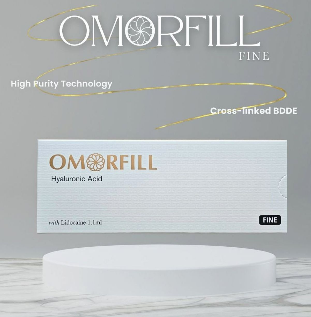 OMORFILL hyaluronic acid, exclusive dermal filler