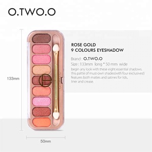O.TWO.O Brand 9 colors matte and shiny eye shadow palette