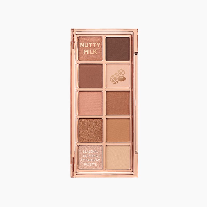 (Peach C) Seasonal Blending Eyeshadow Palette [05 Nutty Milk] 7.5g
