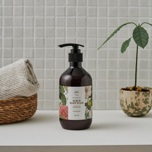 (PLU) Perfumed SPA Scrub Body Wash Fleur Soap 500g