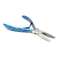 Professional Hair Extension & Beading Tool Kit Plier Set for beads (4 Piece) Micro Ring (BLUE)