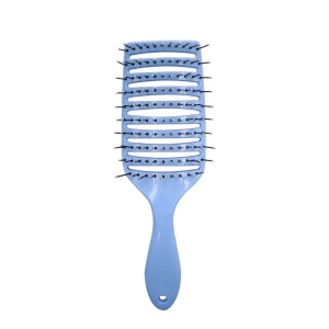 Professional injection molding scalp massage vent detangling plastic hair brush with nylon needle