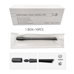 Professional Permanent Makeup Eyebrow Microblading Tattoo Pen Disposable Fog Shading Roller Blade Manual Pen