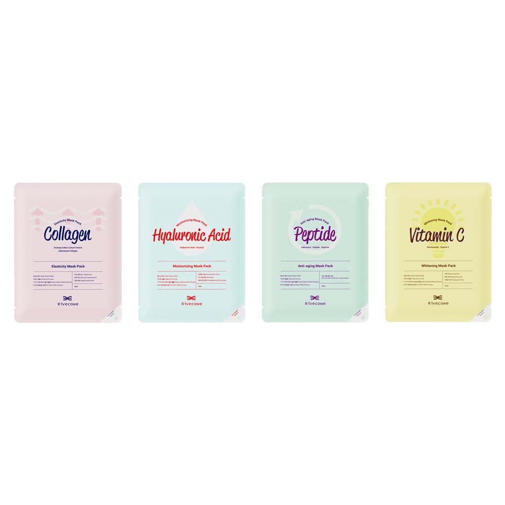 Rivecowe Vitamin C Whitening Mask Pack