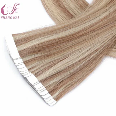 Wholesale Brazilian Remy Silk Straight Virgin Tape Hair Extension