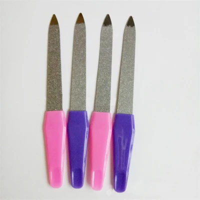 Wholesale New Design Custom Printed Colorful Stainless Steel Nail File NF7061