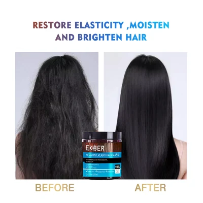 Wholesale New Listing Ekber Factory Sale Keratin Smoothing Morroco Argan Coconut Oil Silky Thicker Hair Treatment Mask