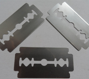 wholesale removable shaving double edge stainless steel platinum hair cutting razor blade shaving