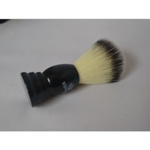 wooden handle synthetic fiber nylon badger hair men beard shaving brush