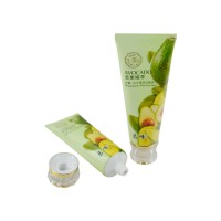 High Quantity 120g PE Plastic Facial Washing Milk Tube With Acrylic Cover