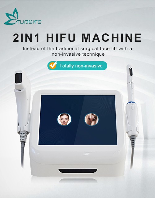 2 in 1 Ultrasound 4D HIFU and HIFU Vajinal Machine for Face,Body and Vaginal