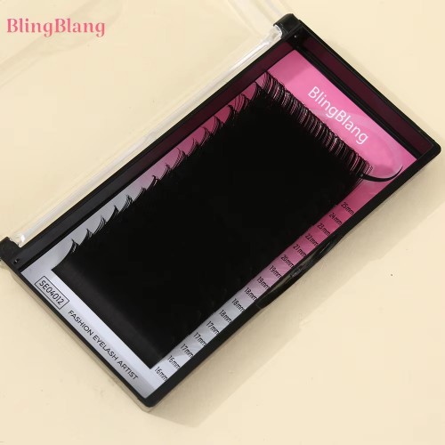 Wholesale New Style Classic Professional Soft Mink Cashmere Individual Volume Eyelash Extensions 0.03/0/05/0.07 Black Lashes