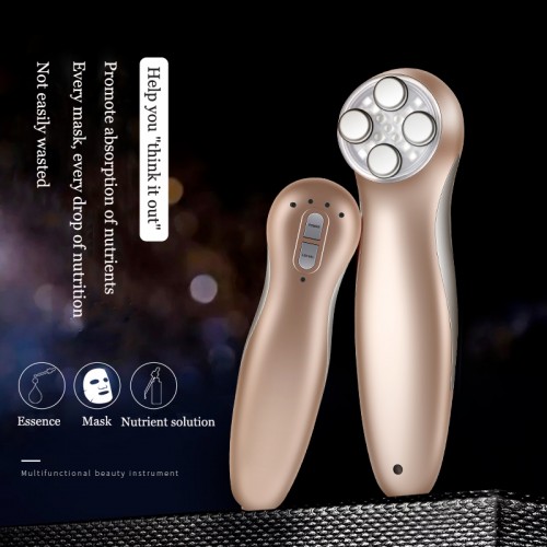 Sain new item mini portable multi-function anti-aging beauty device / led lights EMS+RF home use beauty device / Skin Rejuvenator