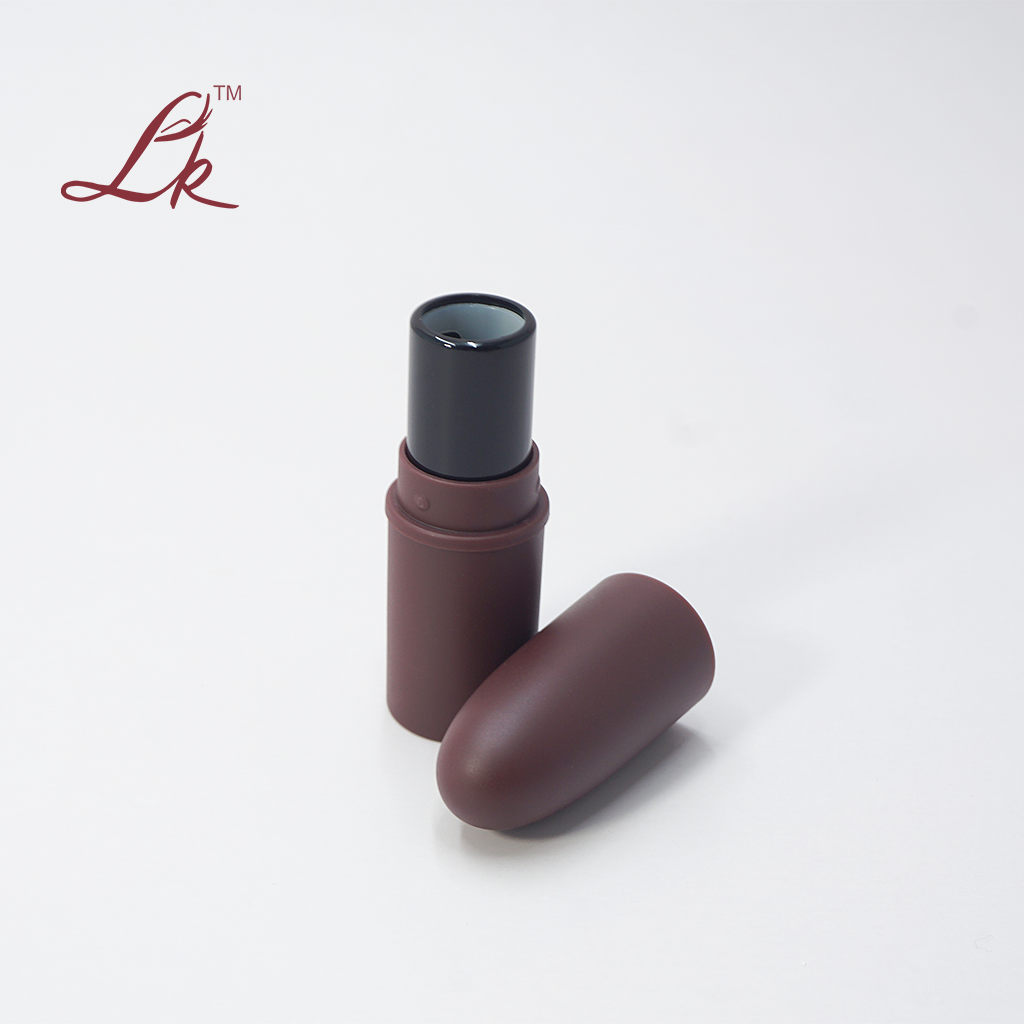 Factory Supply Round Plastic Lip Balm Aluminum Lipstick Container Empty Glue Stick Tube Screen Printing Cosmetic Magnetic Makeup