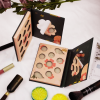 Novel Design Empty Eyeshadow Palette box custom with abnormal Mirror shadow face complexion palette