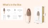 MR-2575 4-in-1 Ultrasonic Silicone Brush OEM/ODM for Beauty Brands, Retailers and Distributors