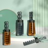 Factory 280ml Hair Oil Comb Applicator Bottle Hair Dye Packaging Bottle for Hair Oil with Plastic Comb