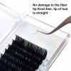 Wholesale New Style Classic Professional Soft Mink Cashmere Individual Volume Eyelash Extensions 0.03/0/05/0.07 Black Lashes