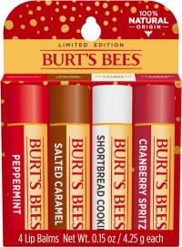 Burt's Bees Lip Balm Stocking Stuffers, Moisturizing Lip Care Christmas Gifts