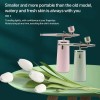 Nano Ionic Cold Mist Airbrush Face Steamer Portable Rechargeable Moisturizing Facial SPA Beauty Device