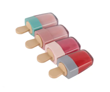 Hot Sale Popsicle High Shimmer Moisturizing Fruit Flavor Lipgloss Cosmetics