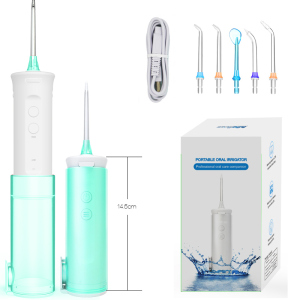 2021 Amazon Best Dental Oral Irrigator Cordless Water Flosser with 300ml Factory Supply rechargeable design china factories