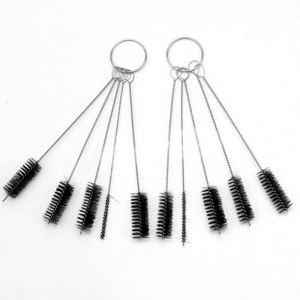 5pcs/set Tattoo Machine Tube Tip Cleaning Brush Airbrush Air Brush Spray Gun Tip Brushes Set Tattoo Supplies Stainless Steel