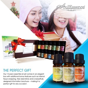 A826137 Essential oil 100% Pure Essential Oil Gift Set- 6/8/10/14 Ml Aromatherapy Gift Set 8 pure oil /10ml private label