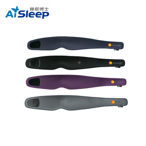 Aisleep 72x10.5cm  Bestseller Black Anti puffiness Memory Foam  Sleep Headphones New Product Ideas 2019 Silk  Sleeping Eye Mask