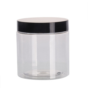  supplier 400ml large container cosmetic jar with white lid